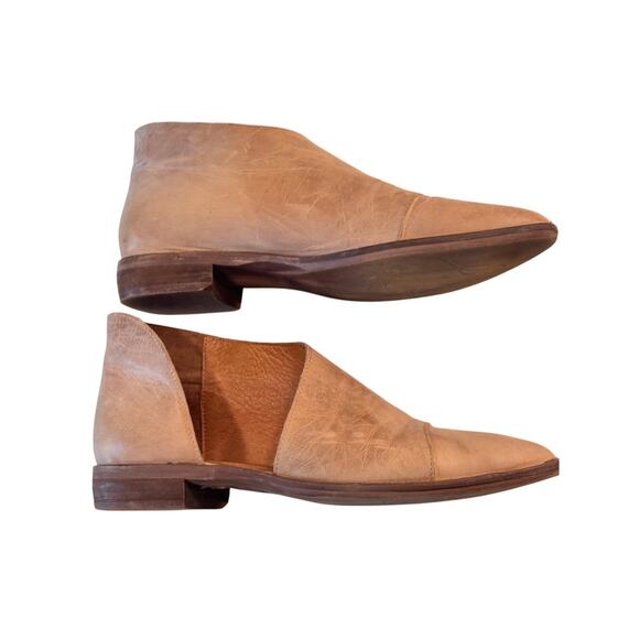 Free People Light Brown Ankle Booties - Picture 2 of 7